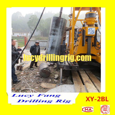 China Hot Sale XY-2BL Mobile Diamond Core Drilling Rig With 500 m Depth NQ And HQ