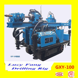China Hot Multi-function GXY-100 Hydraulic DTH Hammer Water Well Drilling Rig with 100 m