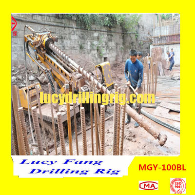 China Top Quality MGY-100BL Crawler Long Feed Stroke Earth Auger Fondation Drilling Rig