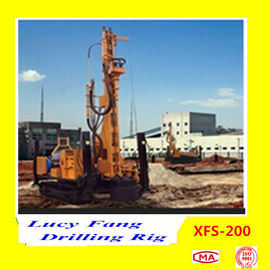 China Hot Multi-function XFS-200 Mobile Hydraulic Water Well Borehole Drilling Rig