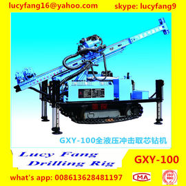 China Cheapest Multi-function  Crawler GXY-100 Jet-grouting Drilling Rig With Triple Tube