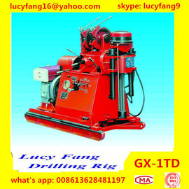 China Cheapest GX-1TD Mini Skid Mounted Soil Investigation Drilling Rig With SPT Hammer