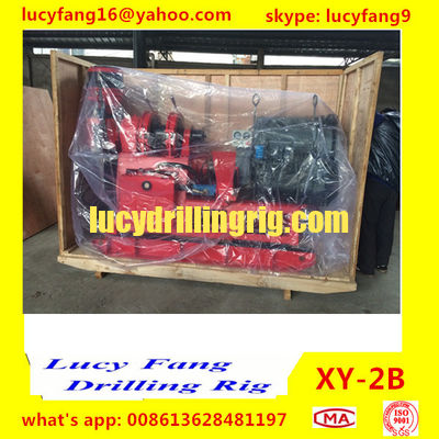 China Cheapest XY-2B Skid Mounted Portable Diamond Core Drilling Rig With Deutz Engine F4L912  For Sale