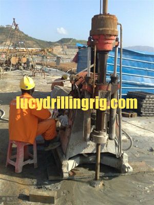 China Cheapest XY-2B Skid Mounted Portable Diamond Core Drilling Rig With Deutz Engine F4L912  For Sale