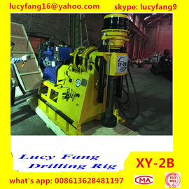 China Deutz Engine High Quality Thailand  Popular XY-2B Skid Mounted Spindle Type Geotechnical Core Drilling Rig In Iran