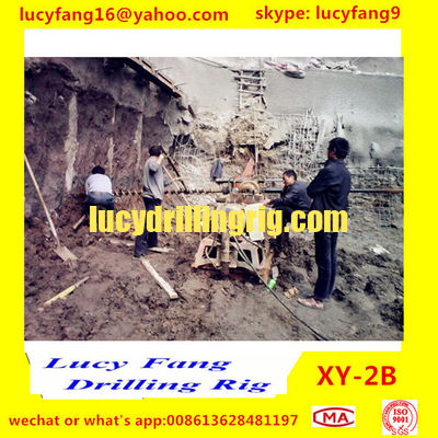 Chongqing High Quality XY-2B Portable Earth Auger Drilling Rig For Soil Anchor drilling