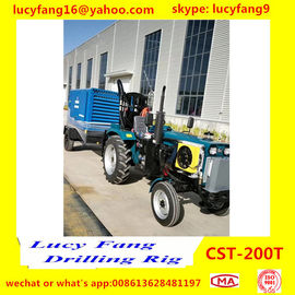 China Hot Popular Tractor Mounted Mobile Water Well Drilling Rig For 100m Depth