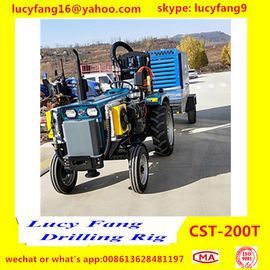 China Cheapest Good Quality Tractor Mounted Mobile Water Well Drilling Rig For 300m Depth