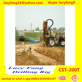 China Factory Price Good Quality Tractor Mounted Mobile Hydraulic Water Well Drilling Rig For 100-200m Depth