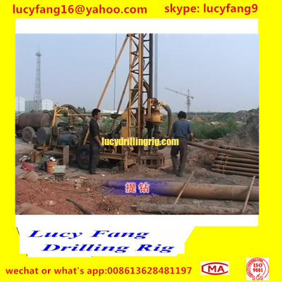 China Popular Good Quality Trailer  Mounted Mobile  Water Well Drilling Rig with Builtin Mud Pump