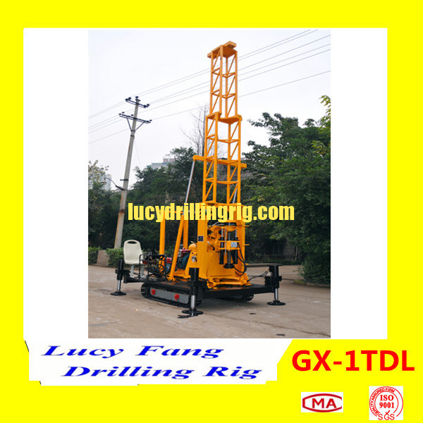 China Made GX-1TDL Mini Crawler Mounted Soil Testing Drilling Rig With 30-150 m Depth
