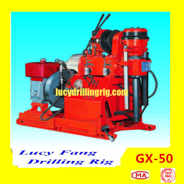 Chongqing Mini GX-50 Portable Soil Testing Drilling Rig with 50 m Depth And SPT Equipment