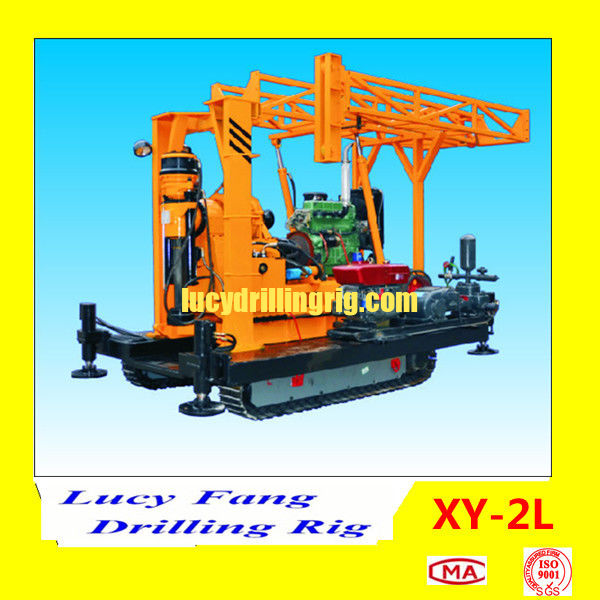 100-500 m Depth, China Multi-function XY-2L Mobile Portable Diamond Core Drilling Rig