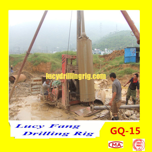 China Hot Sale Multi-functon GQ-15 Big-pile Hole Drilling Rig With 1500 mm *50 m Depth