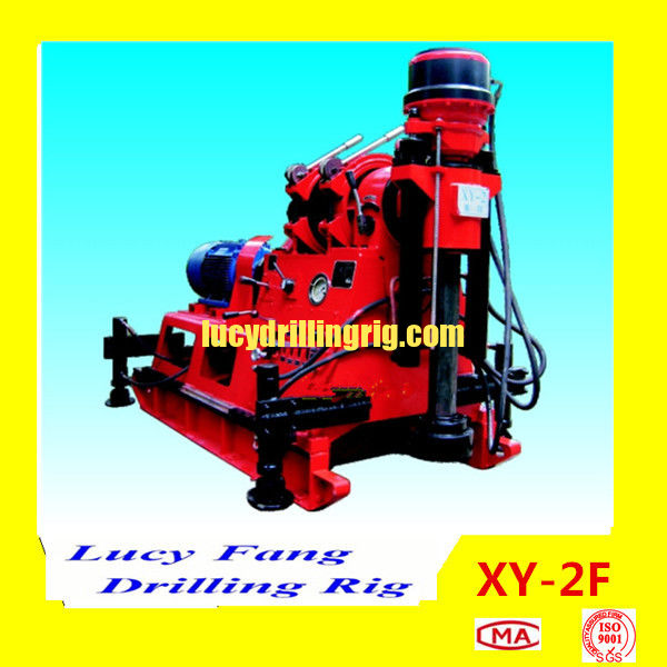 China Cheapest XY-2F Mobile Geotechnical Drilling Rig with 150-500 m Depth of NQ