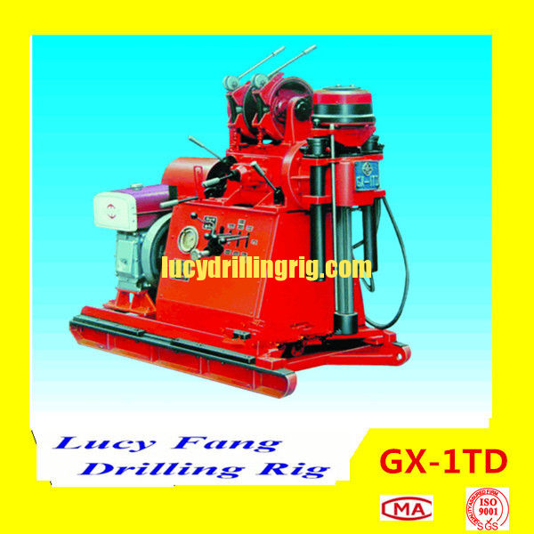 China Hot Cheapest GX-1TD Portable Skid Mounted Geotechnical Drilling Rig 30-150 m Depth