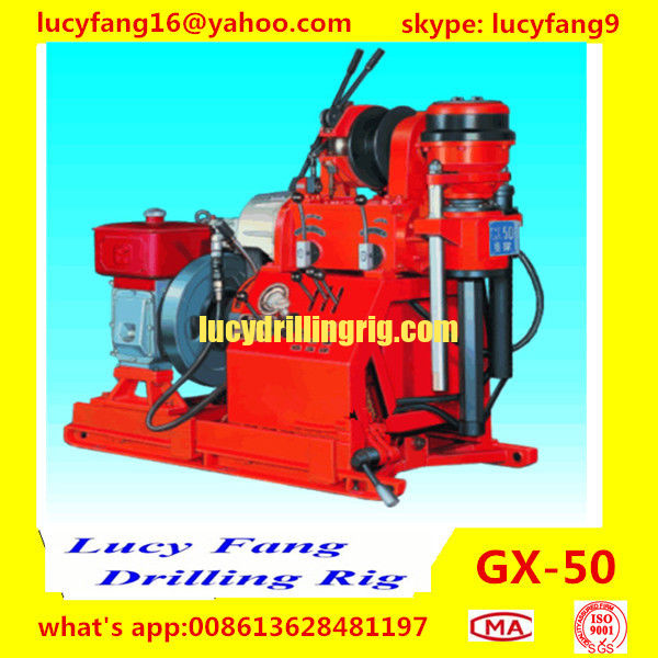 China Made Popular GX-50 Mini Geotechnical Drilling Rig for Soil Investigation 50 m Depth and SPT