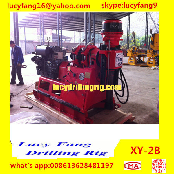 China Deutz Engine XY-2B  Soil and Rock Core Drilling Rig for Minerals Exploration With 50-500 m and NQ