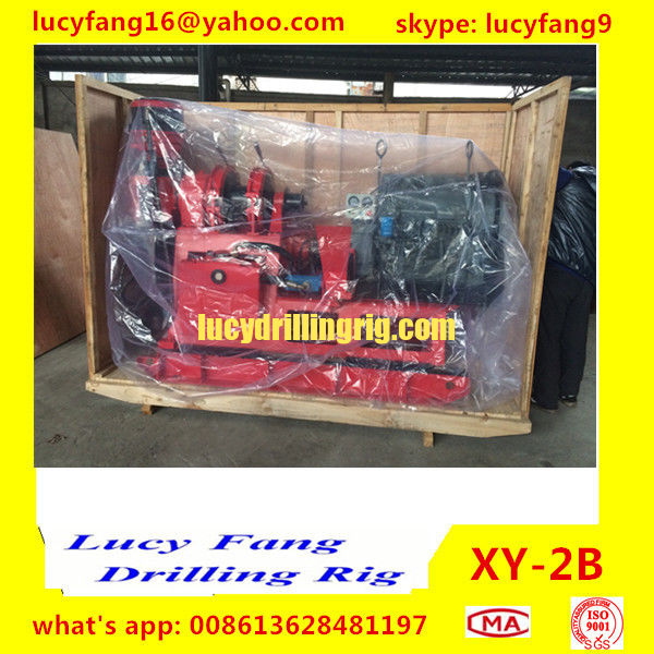 China Deutz Engine High Quality Thailand  Popular XY-2B Skid Mounted Spindle Type Geotechnical Core Drilling Machine