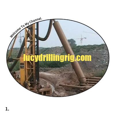 China Popular Trailer Berkualitas Baik Dipasang Mobile 200 tipe Hydraulic Big Pile lubang Pengeboran Rig Untuk kedalaman 200 m