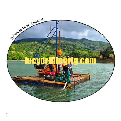 Rig Pengeboran Inti Berlian Portabel Terpasang Skid Multifungsi China, Kedalaman 100-500 m